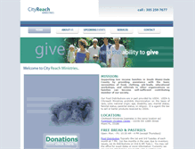 Tablet Screenshot of cityreachministries.com